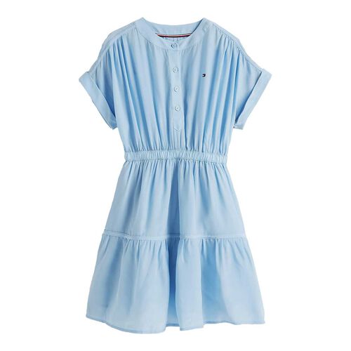 Tommy Hilfiger Half Button Flare Dress SS 8-10Y